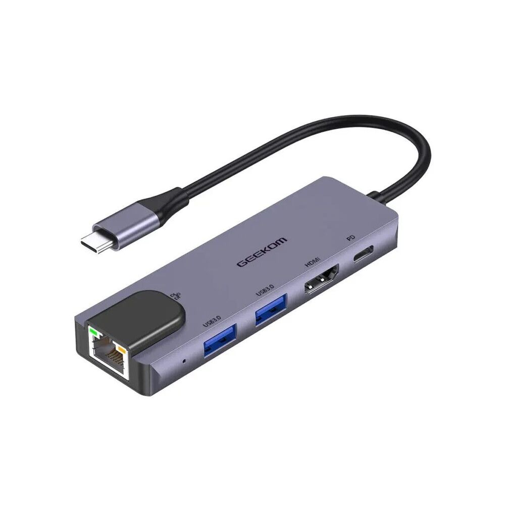 Geekom C2 USB‑C Multi‑Port Adapter (5‑in‑1 Hub)